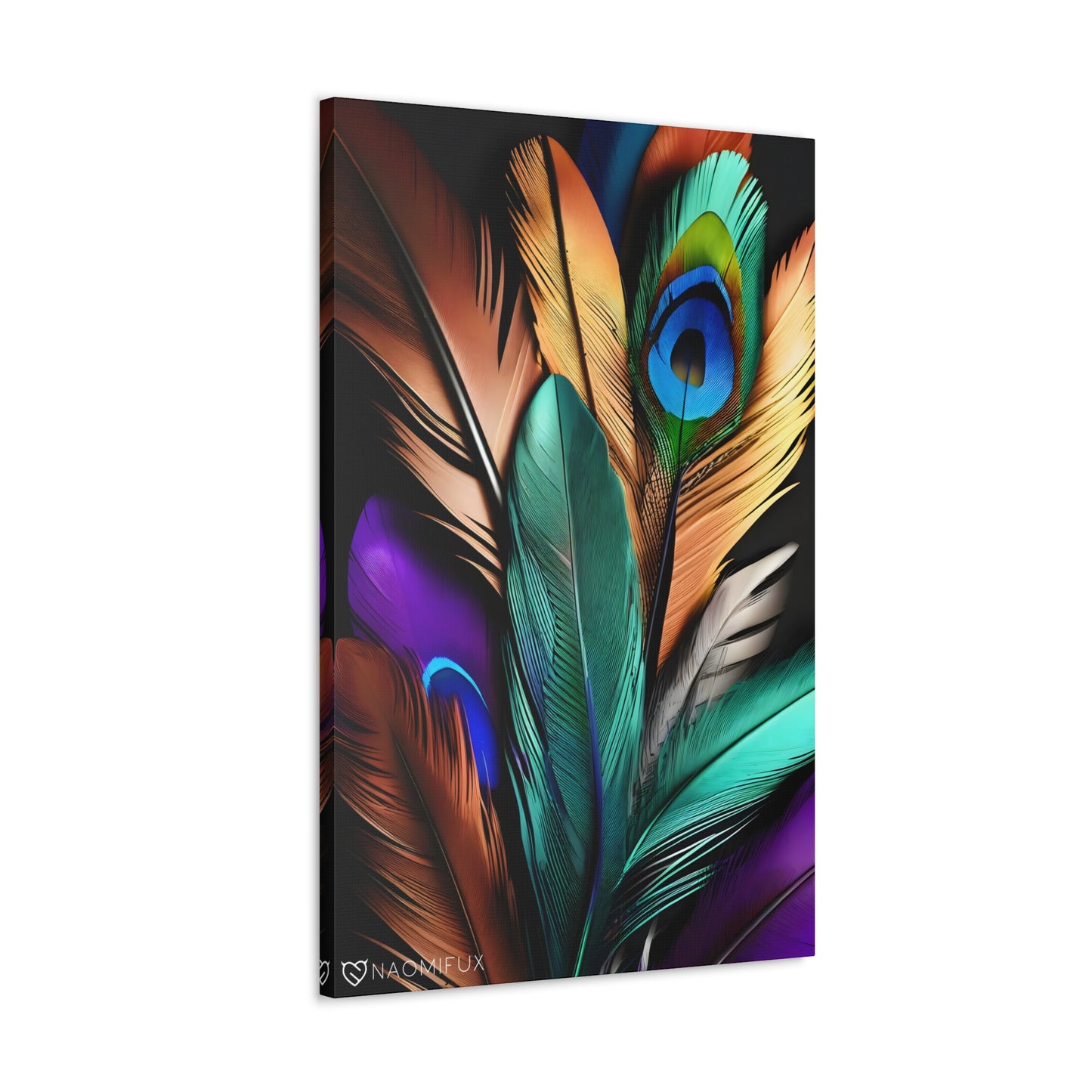 "Feathered Elegance" Canvas Gallery Art!