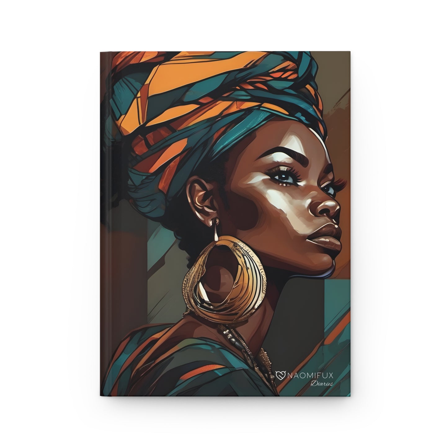 Empowering Afrocentric Hardcover Journal - Matte Finish