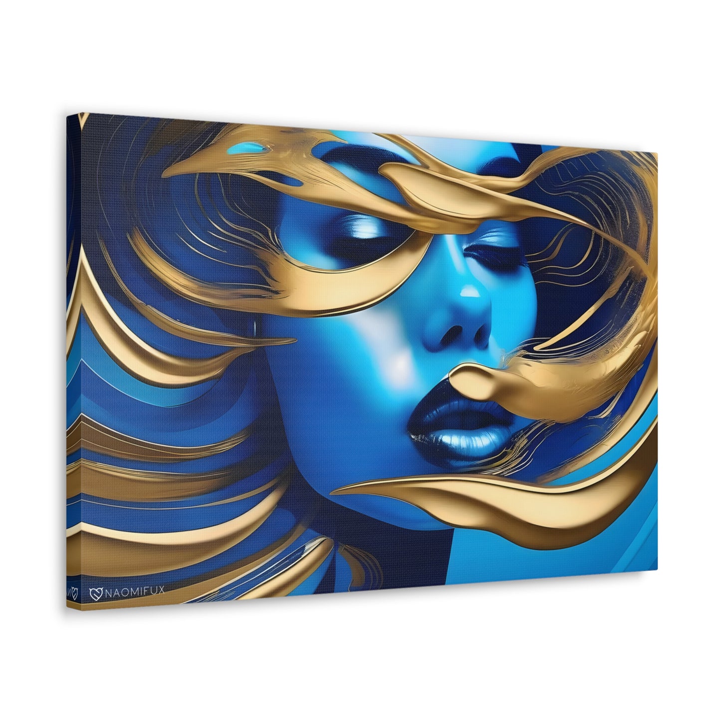 "Golden Goddess" Canvas Art!  Hang Ready!