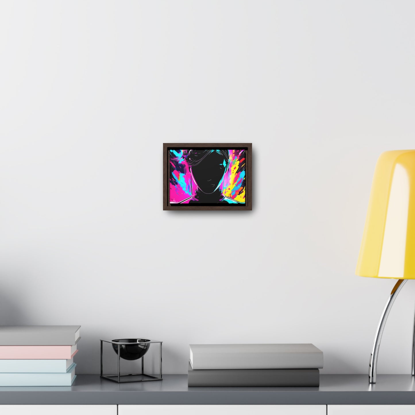 Neon Dreams: Abstract Canvas Art