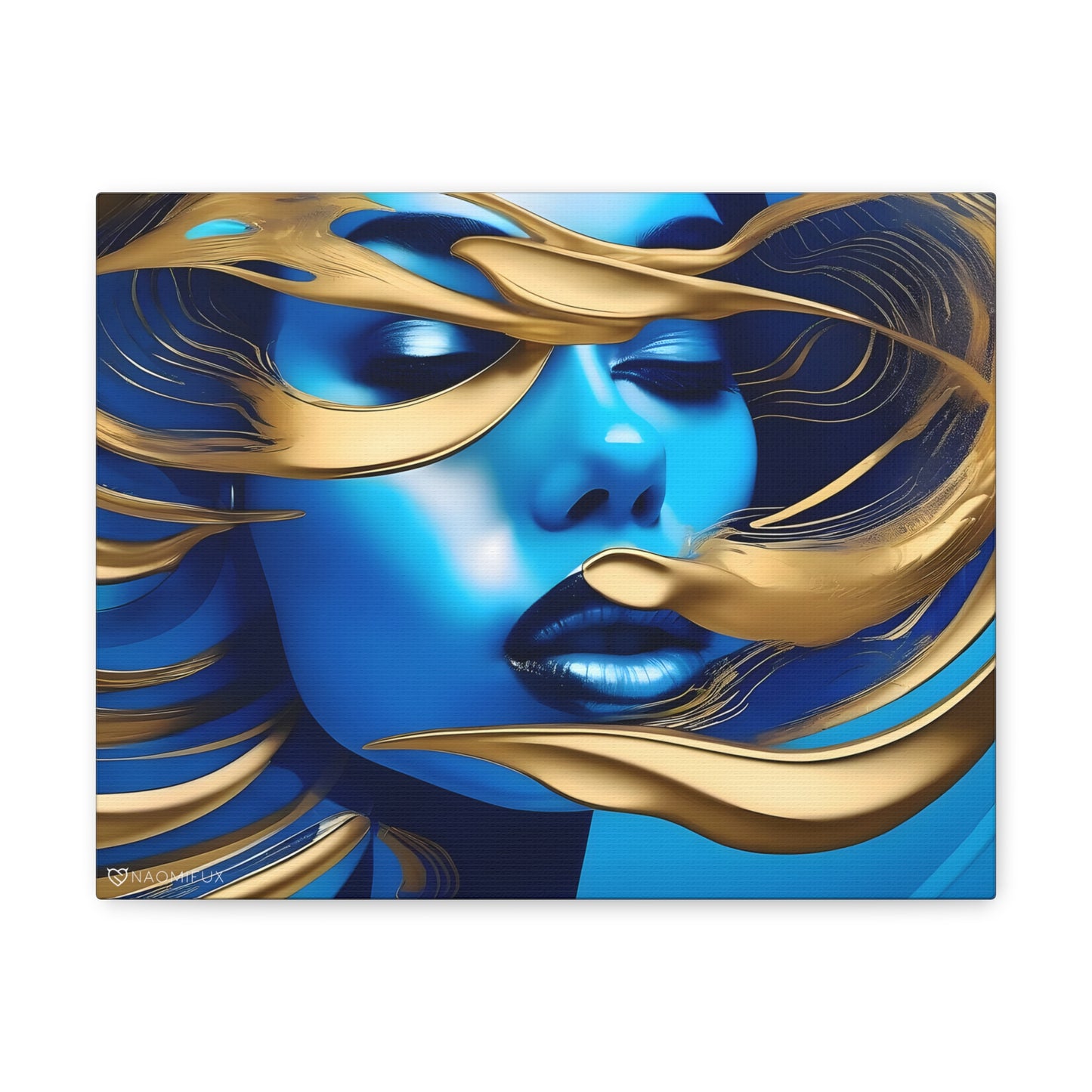 "Golden Goddess" Canvas Art!  Hang Ready!