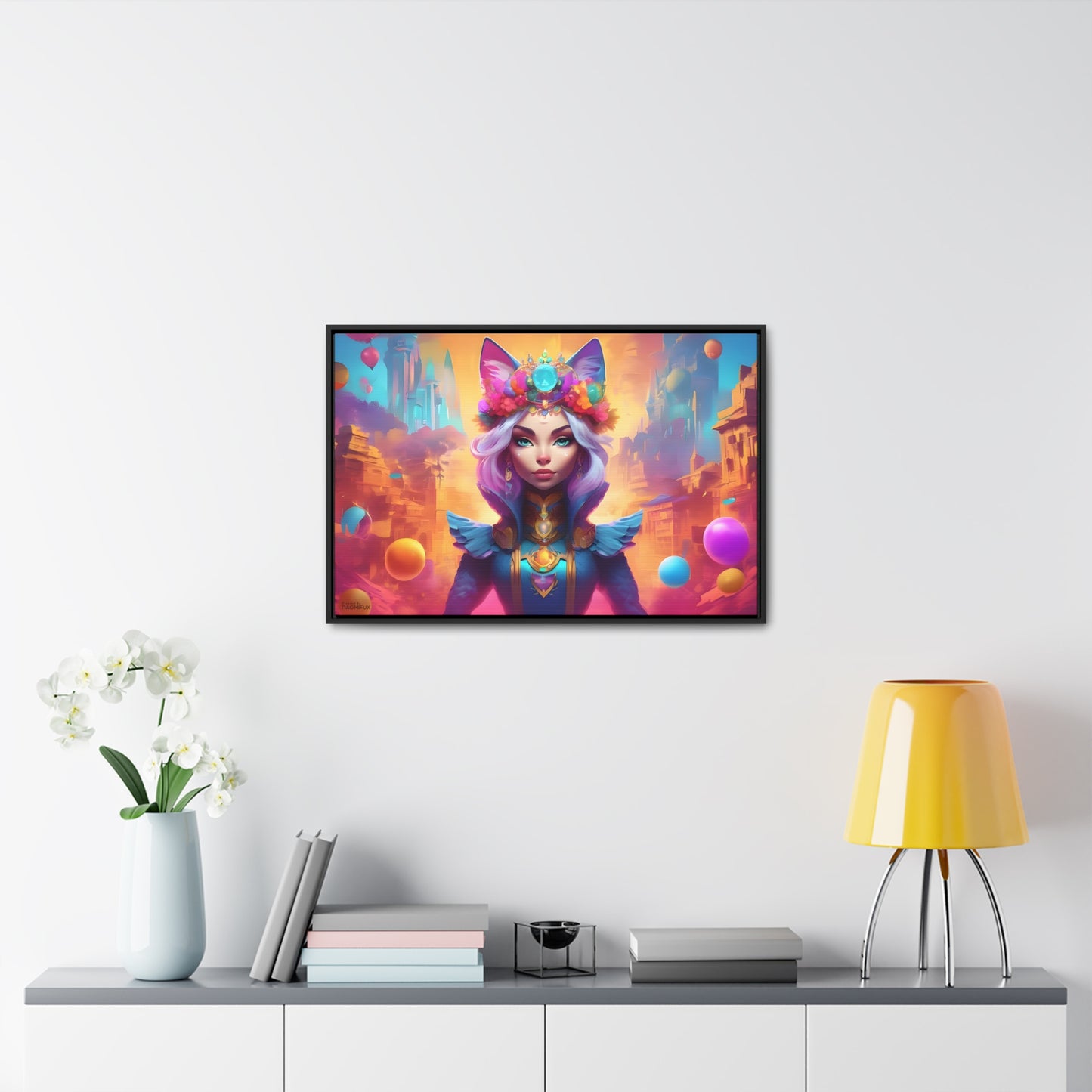 "Majestic Feline" Canvas Art