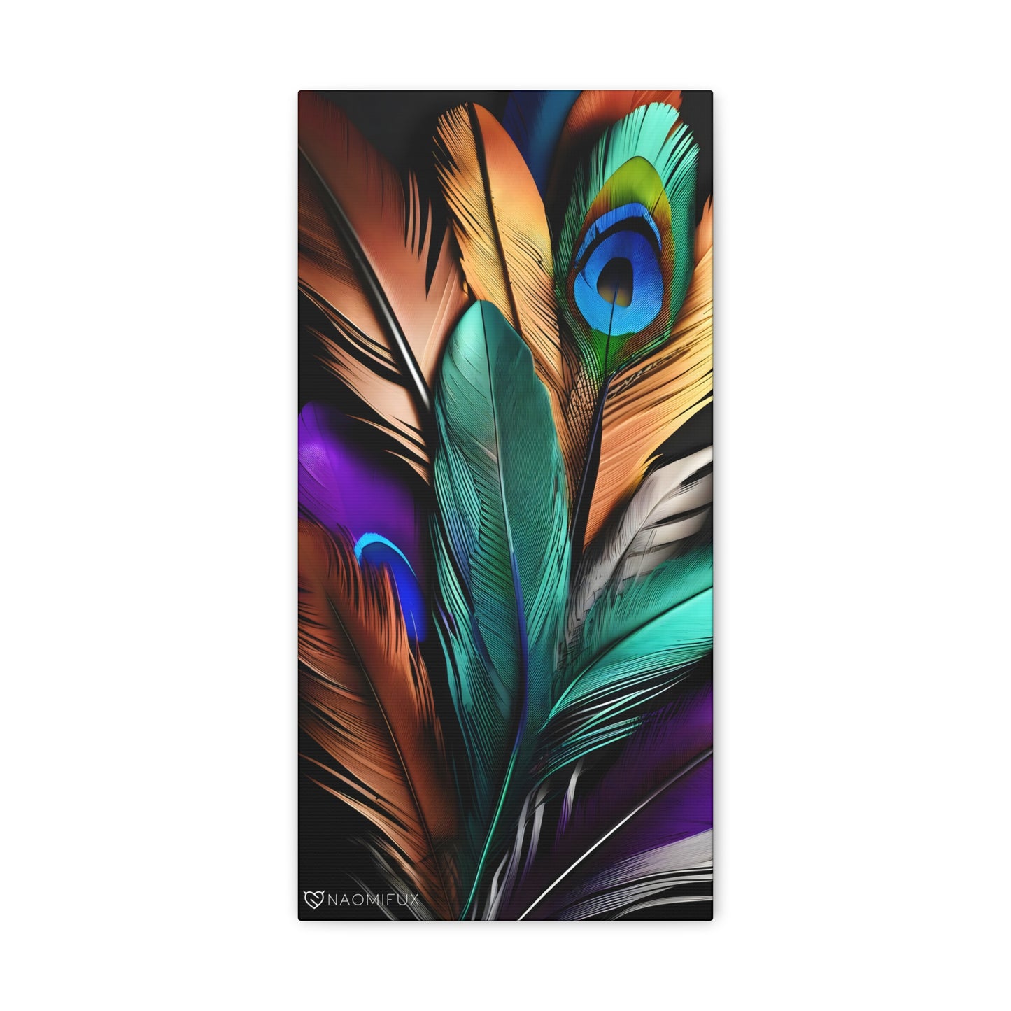 "Feathered Elegance" Canvas Gallery Art!