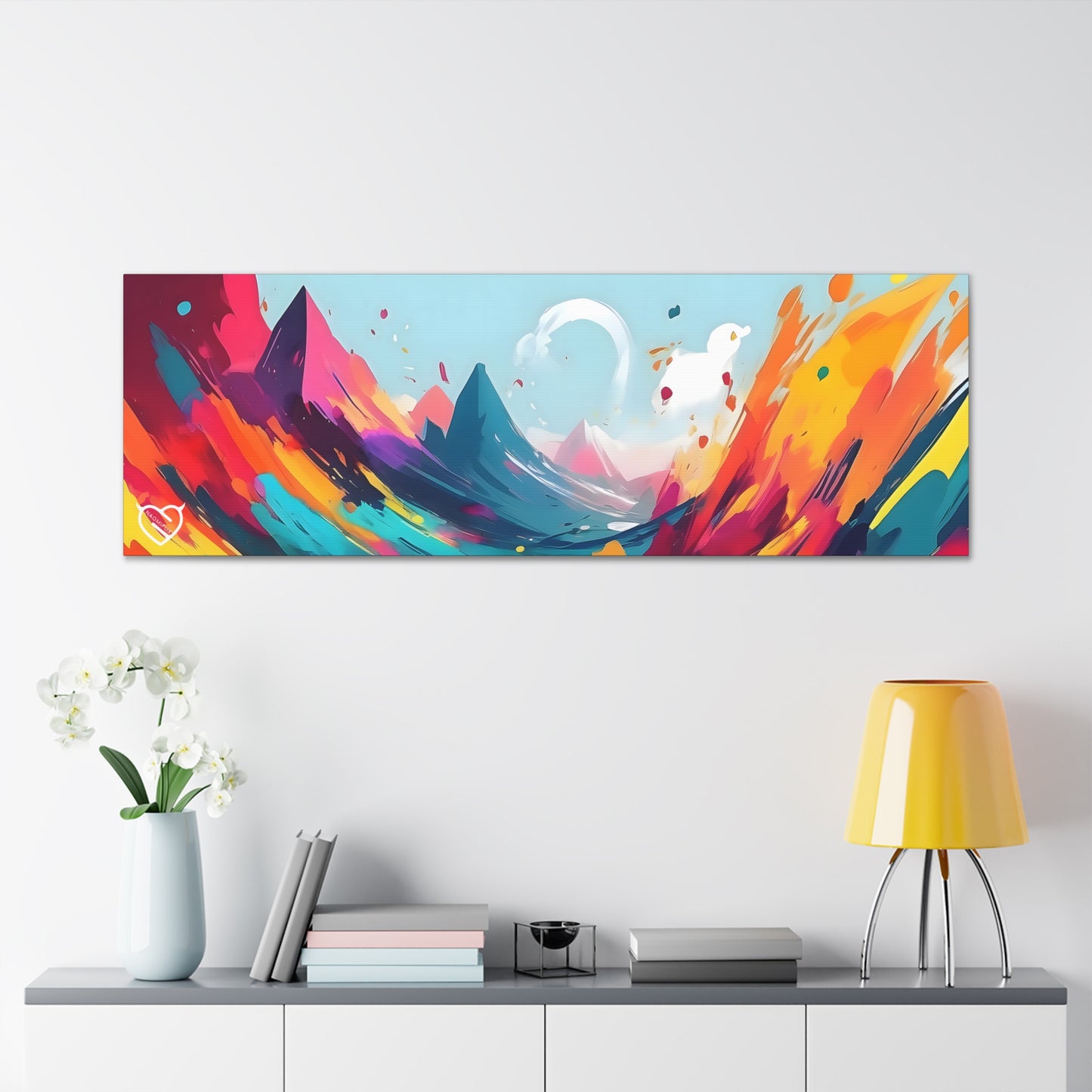 "Vibrant Dreamscape" Canvas Gallery, hang ready!