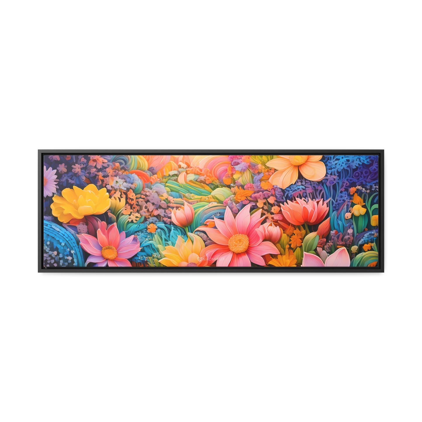 A Blooming Pathway to Paradise Canvas Art!