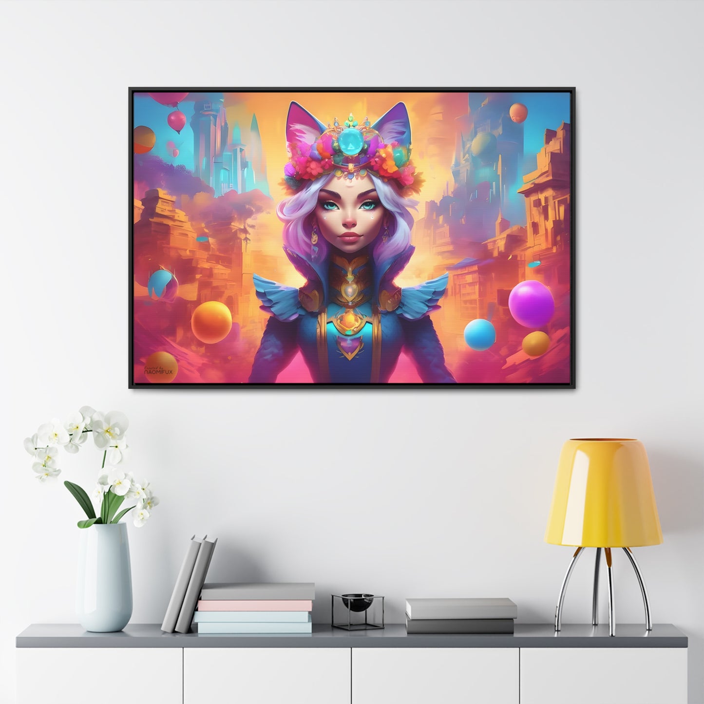 "Majestic Feline" Canvas Art