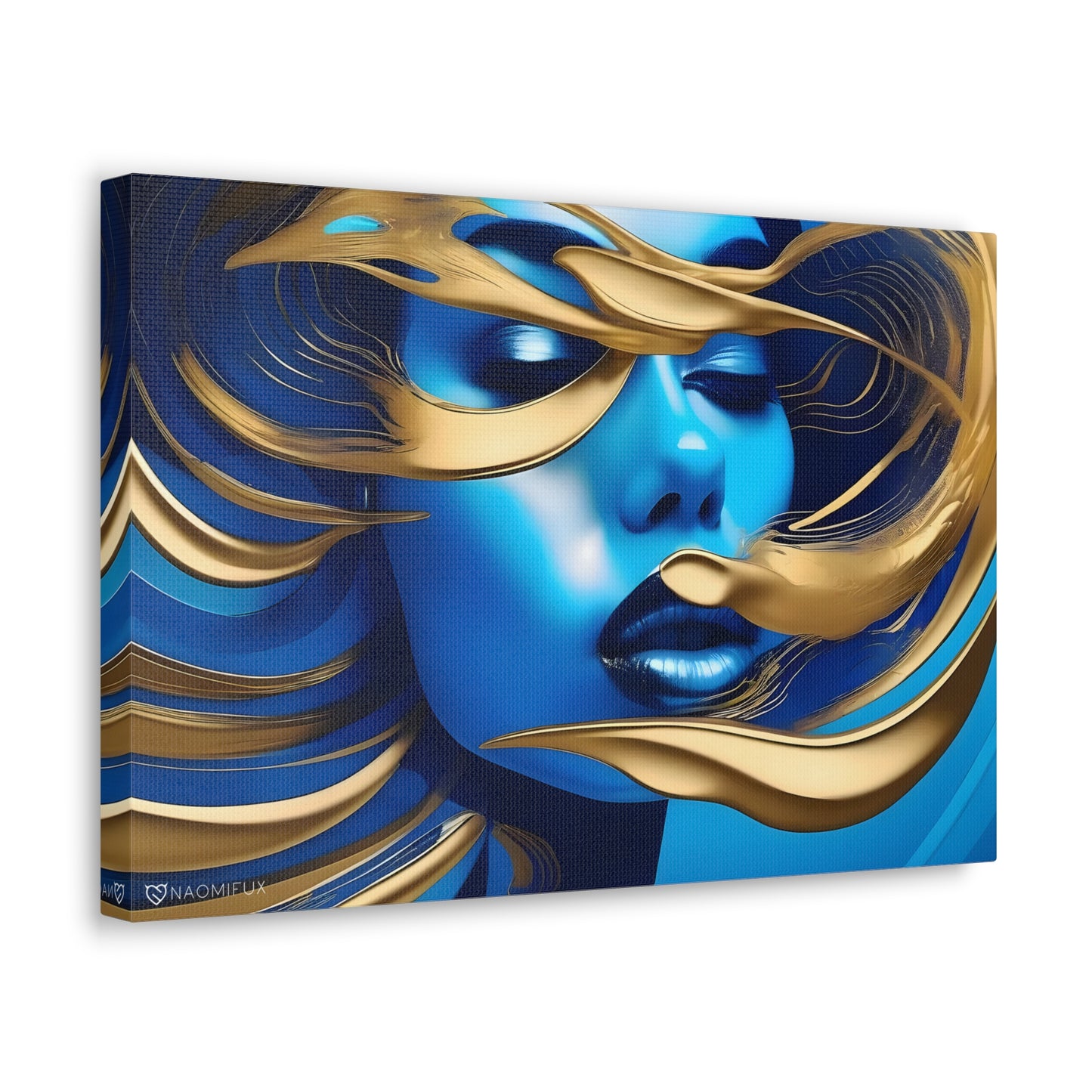 "Golden Goddess" Canvas Art!  Hang Ready!