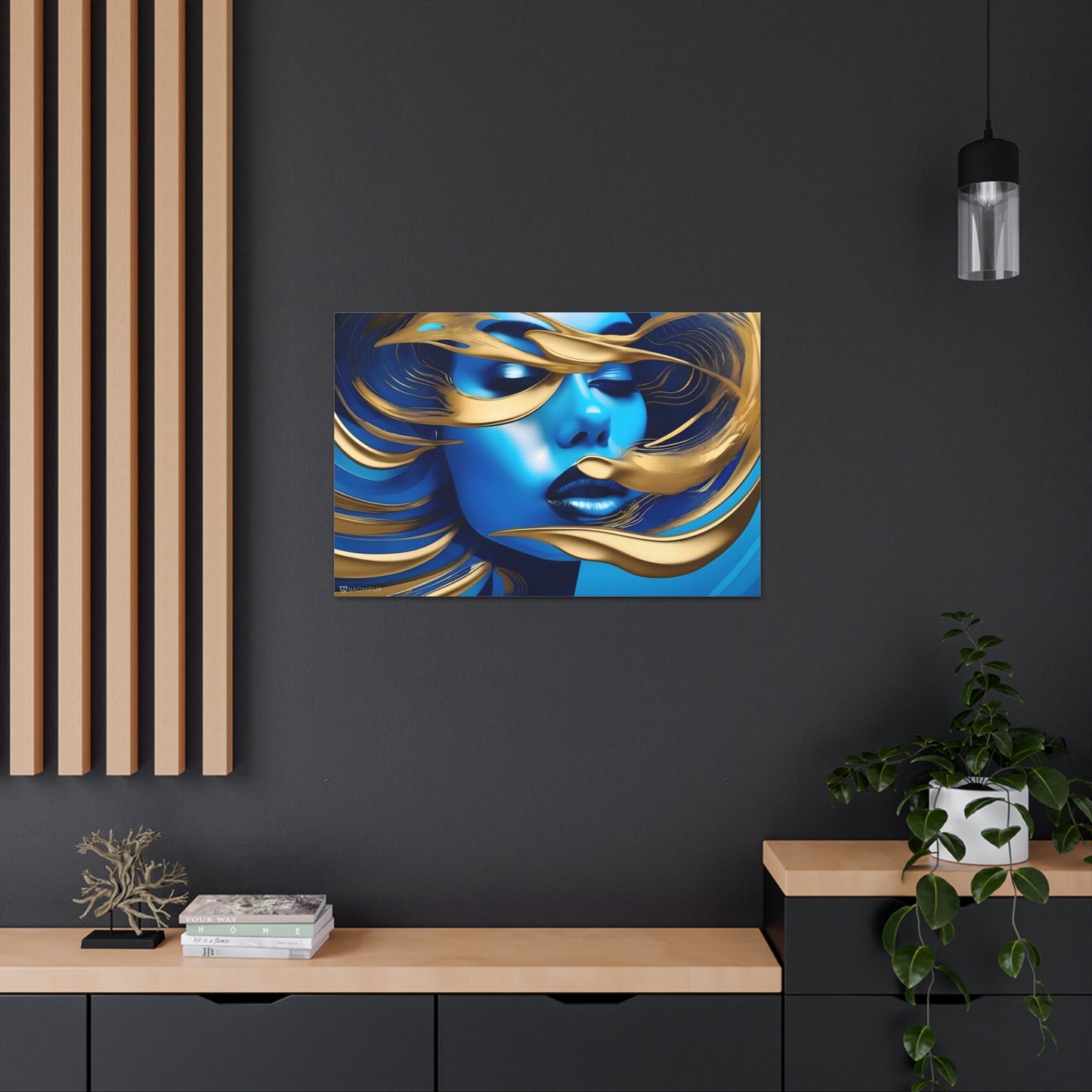 "Golden Goddess" Canvas Art!  Hang Ready!