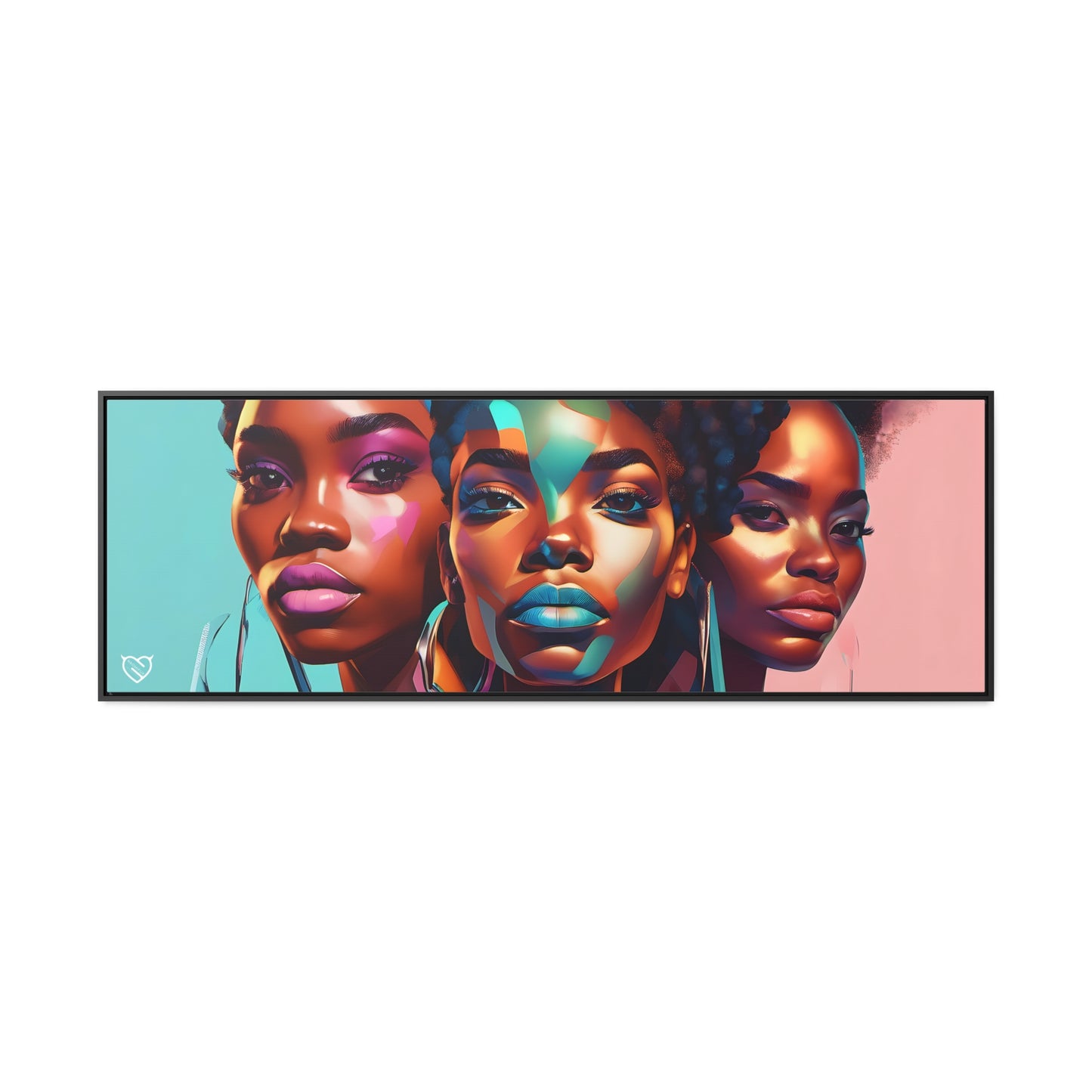 A Black Woman's Clique, Canvas Art, Hang Ready!