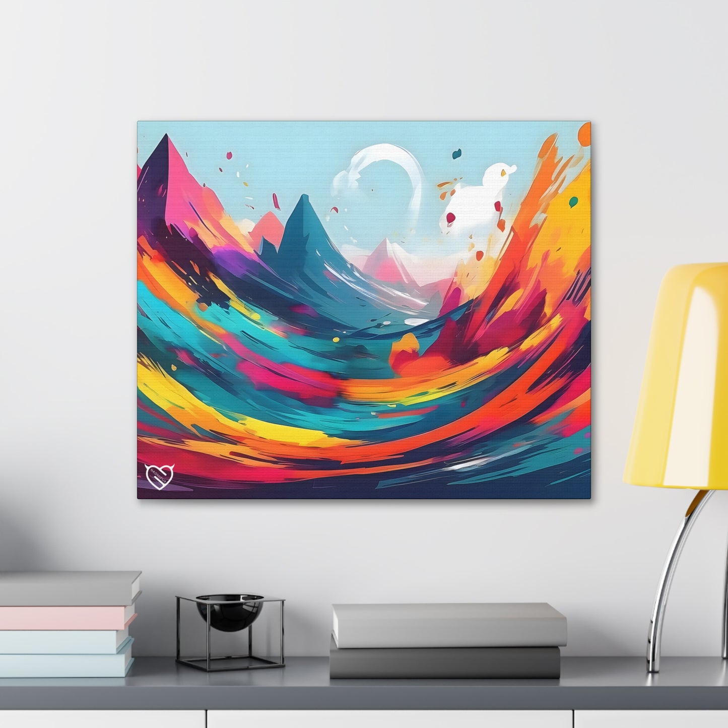 "Vibrant Dreamscape" Canvas Gallery, hang ready!