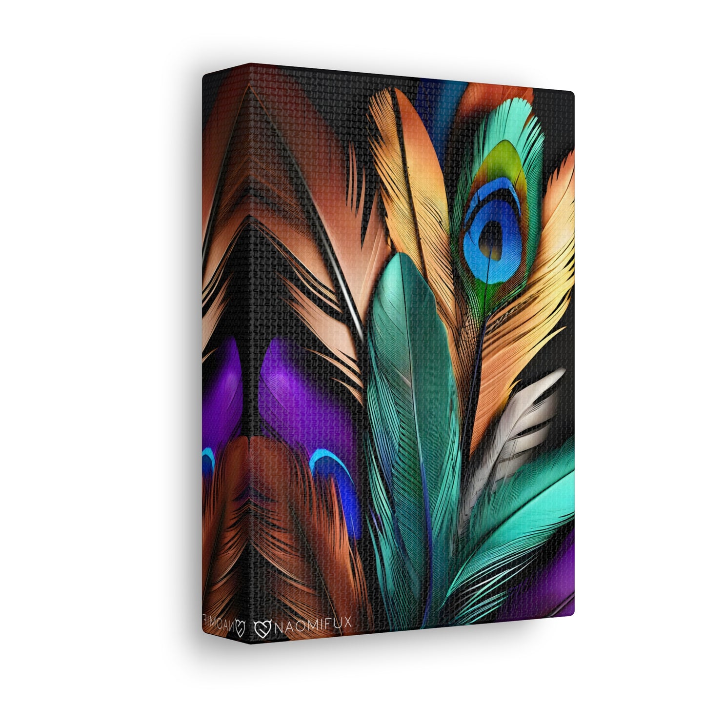 "Feathered Elegance" Canvas Gallery Art!