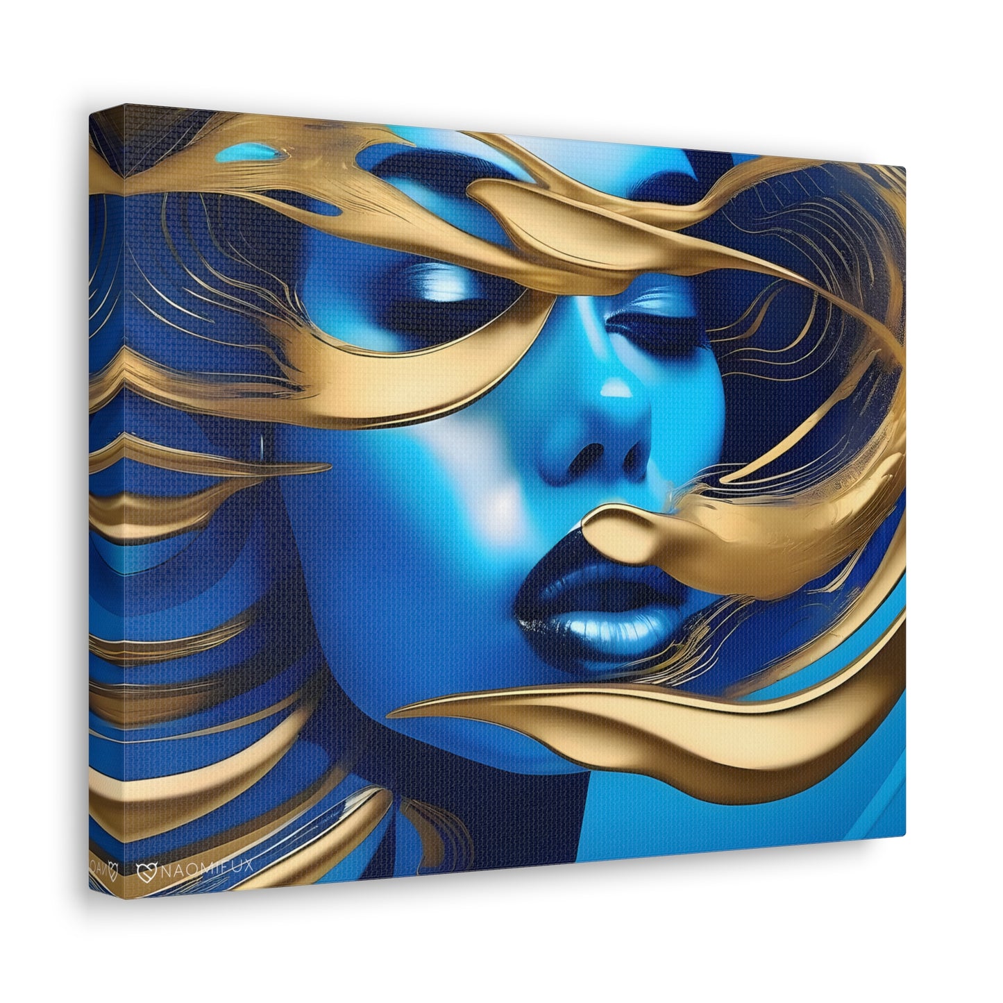 "Golden Goddess" Canvas Art!  Hang Ready!