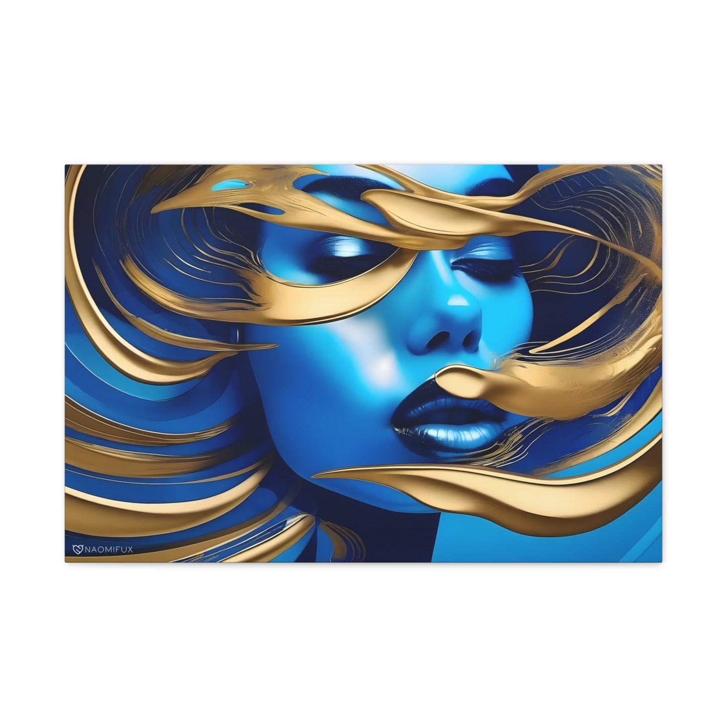 "Golden Goddess" Canvas Art!  Hang Ready!