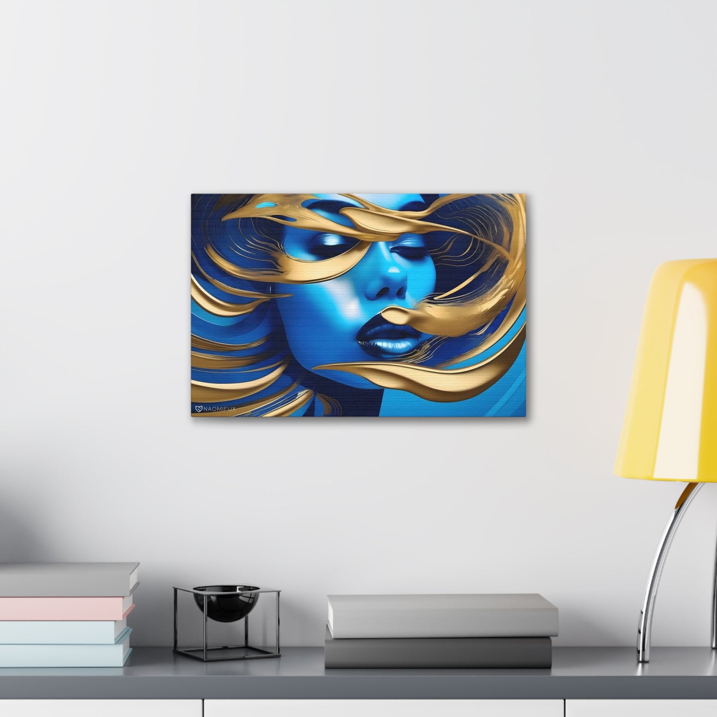 "Golden Goddess" Canvas Art!  Hang Ready!