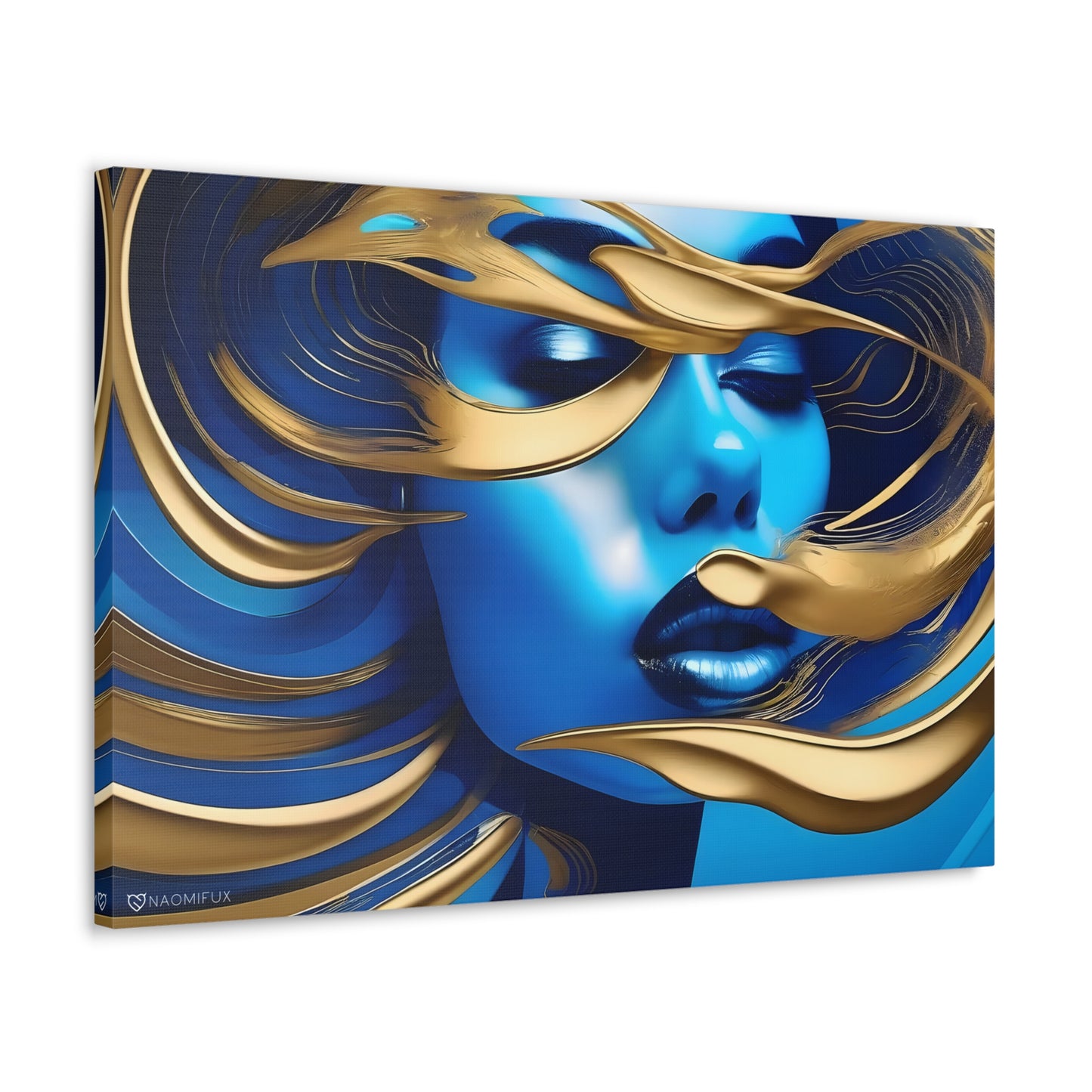 "Golden Goddess" Canvas Art!  Hang Ready!