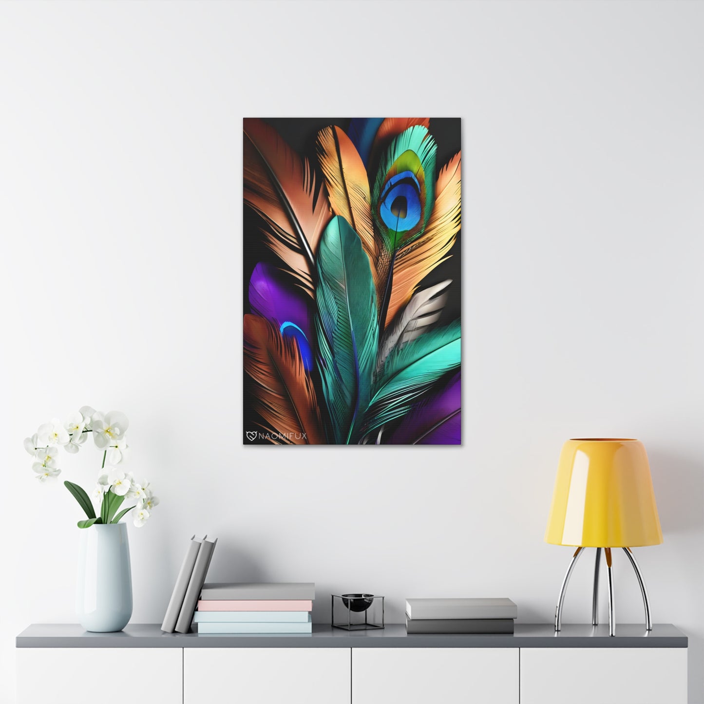 "Feathered Elegance" Canvas Gallery Art!