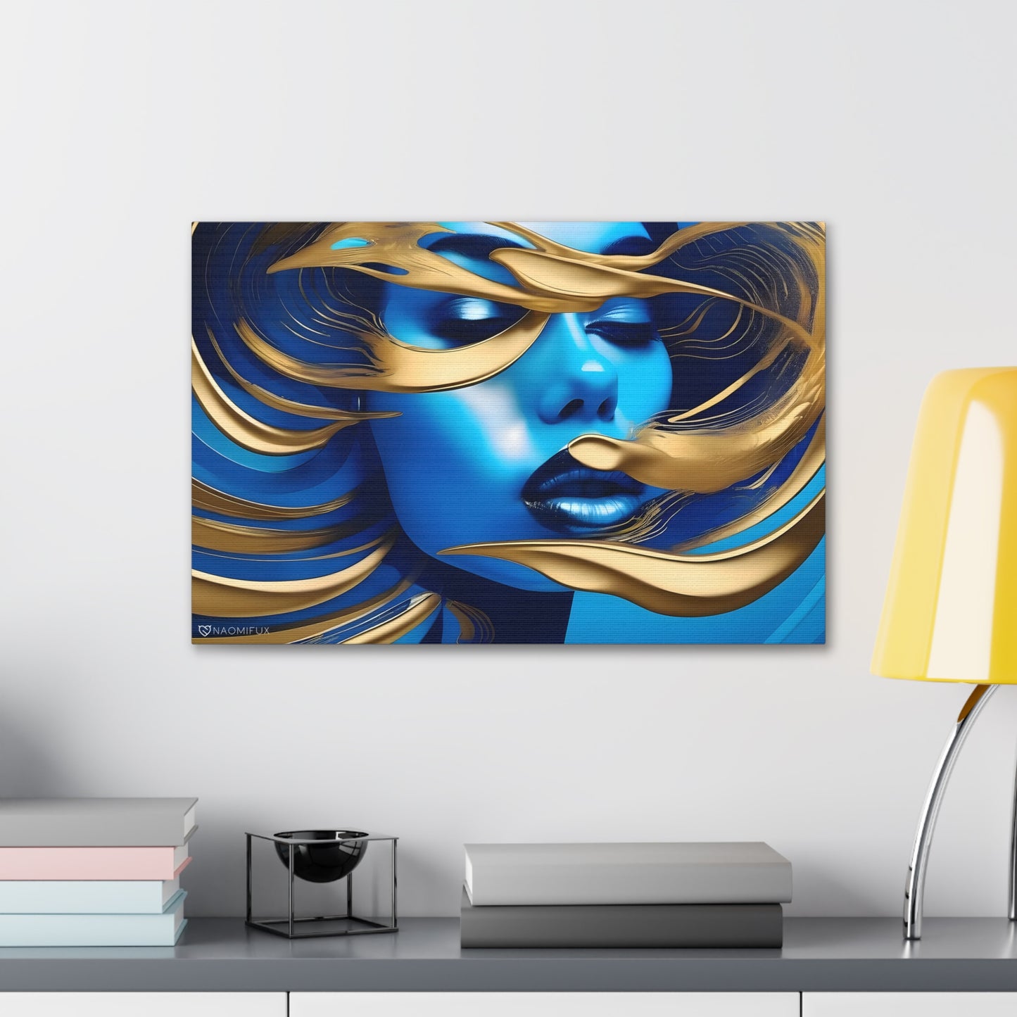 "Golden Goddess" Canvas Art!  Hang Ready!