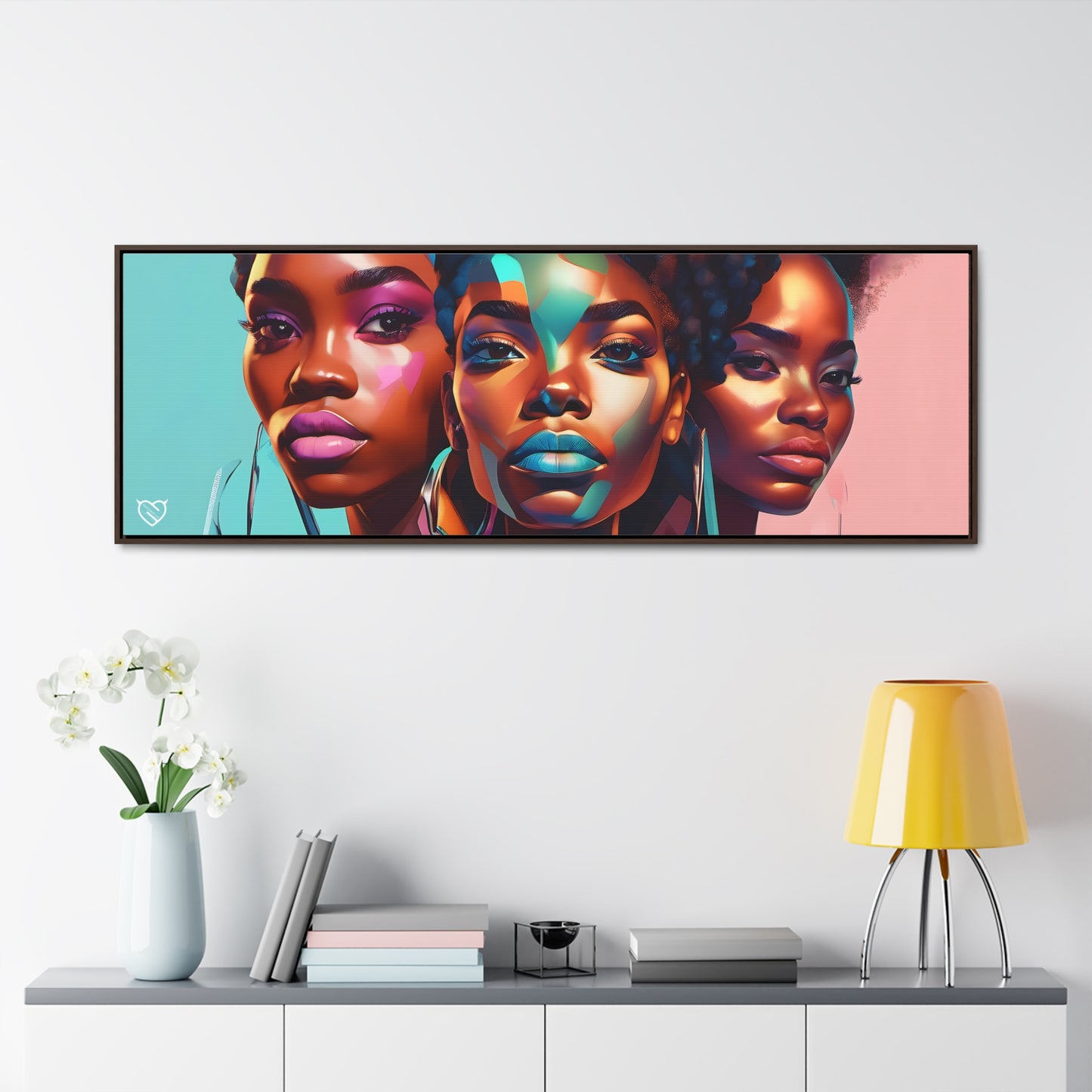 A Black Woman's Clique, Canvas Art, Hang Ready!