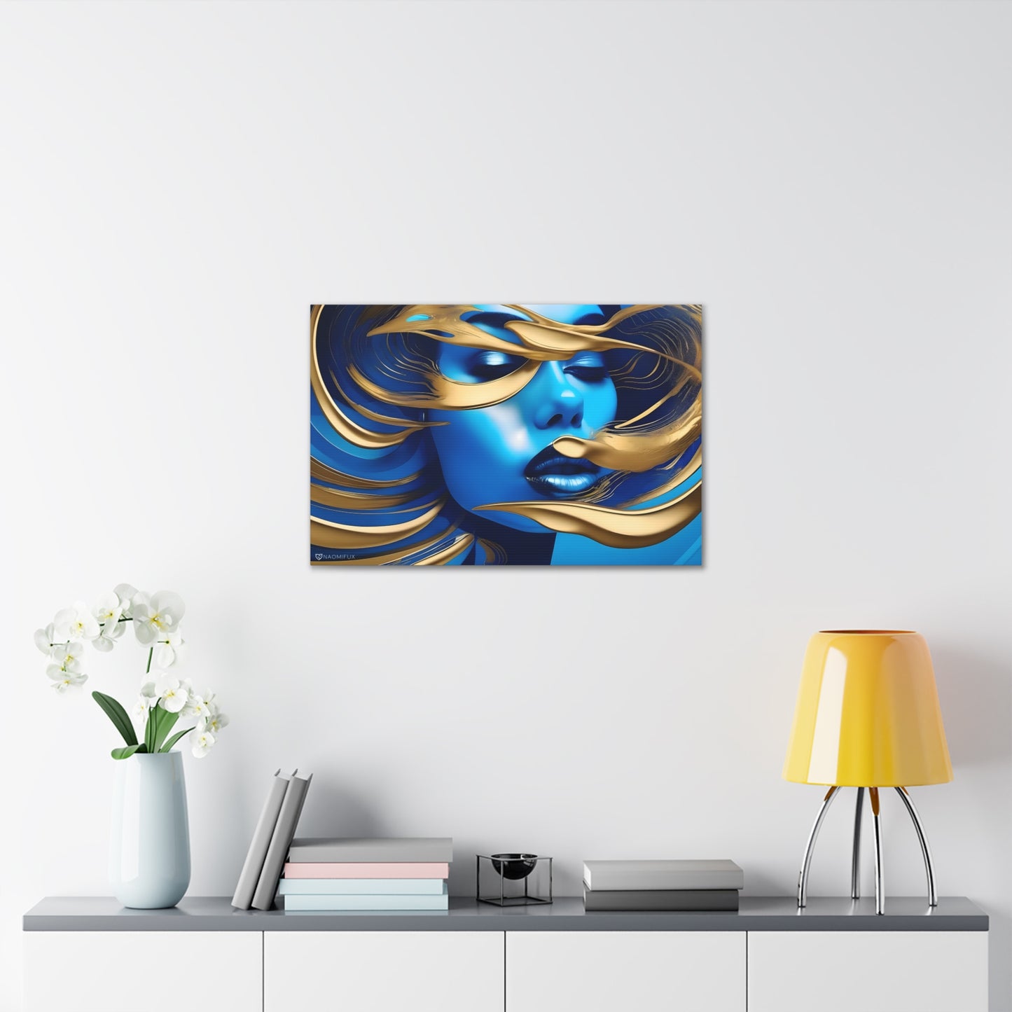 "Golden Goddess" Canvas Art!  Hang Ready!