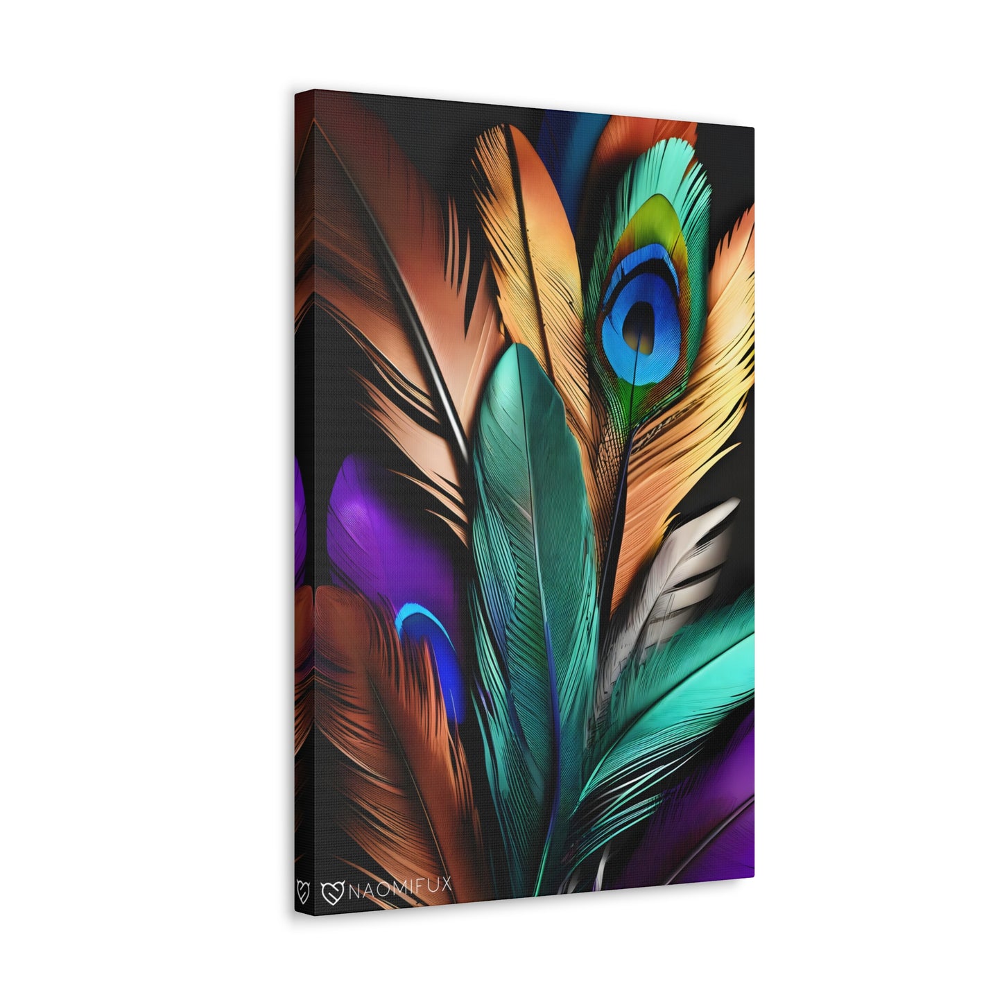 "Feathered Elegance" Canvas Gallery Art!