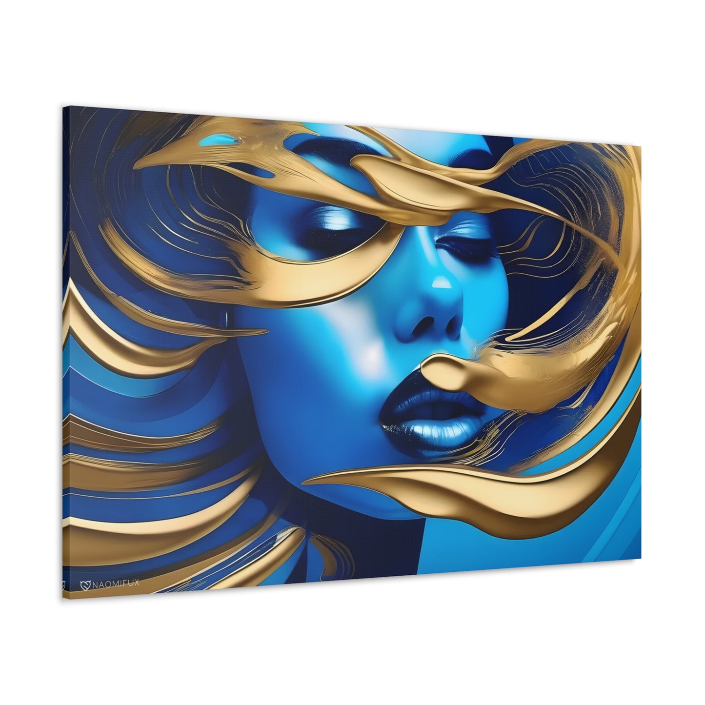 "Golden Goddess" Canvas Art!  Hang Ready!