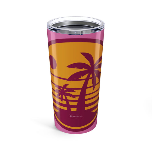 Retro Vibe Tumbler 20oz - Vintage Insulated Cup, 20 oz Stainless Steel Travel