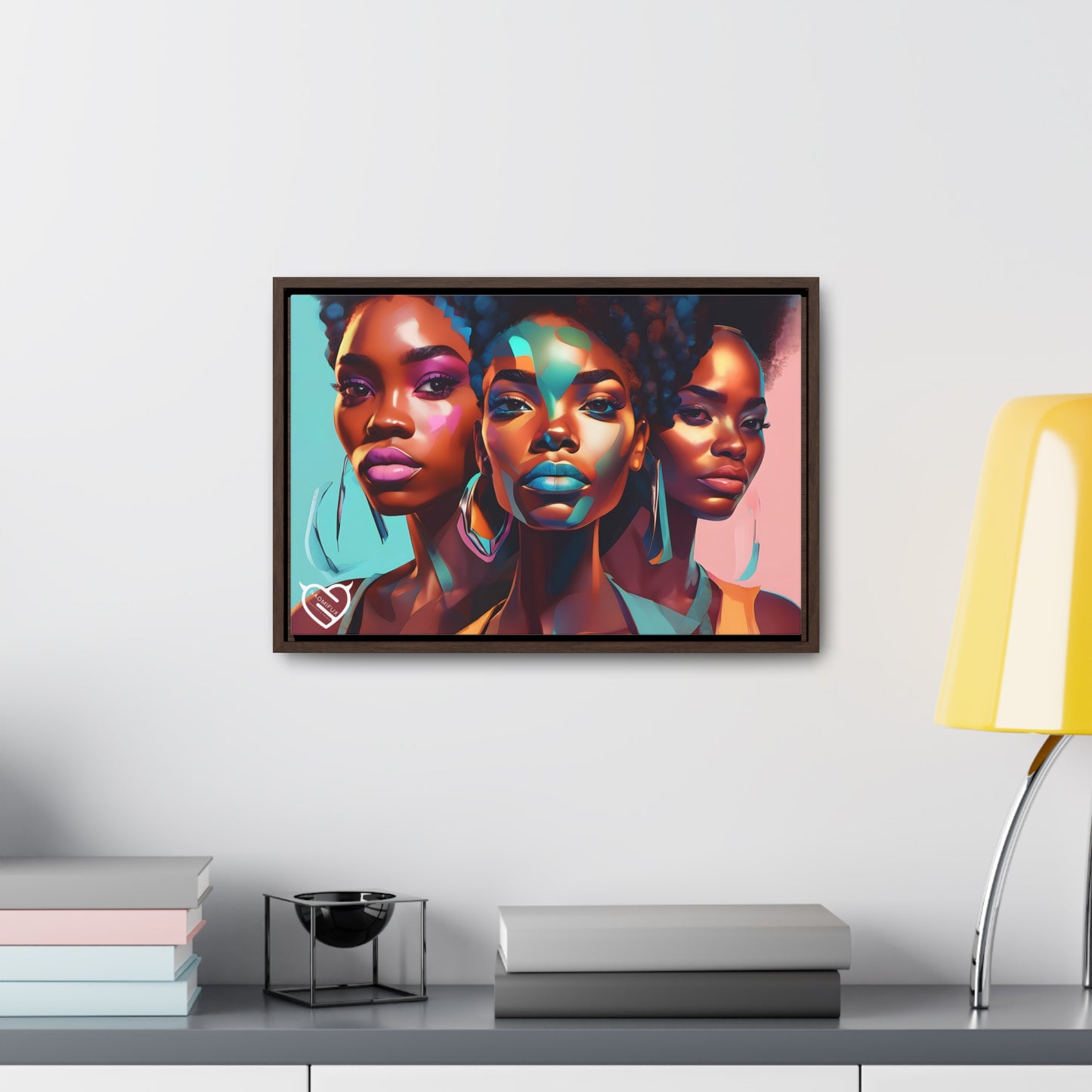 A Black Woman's Clique, Canvas Art, Hang Ready!