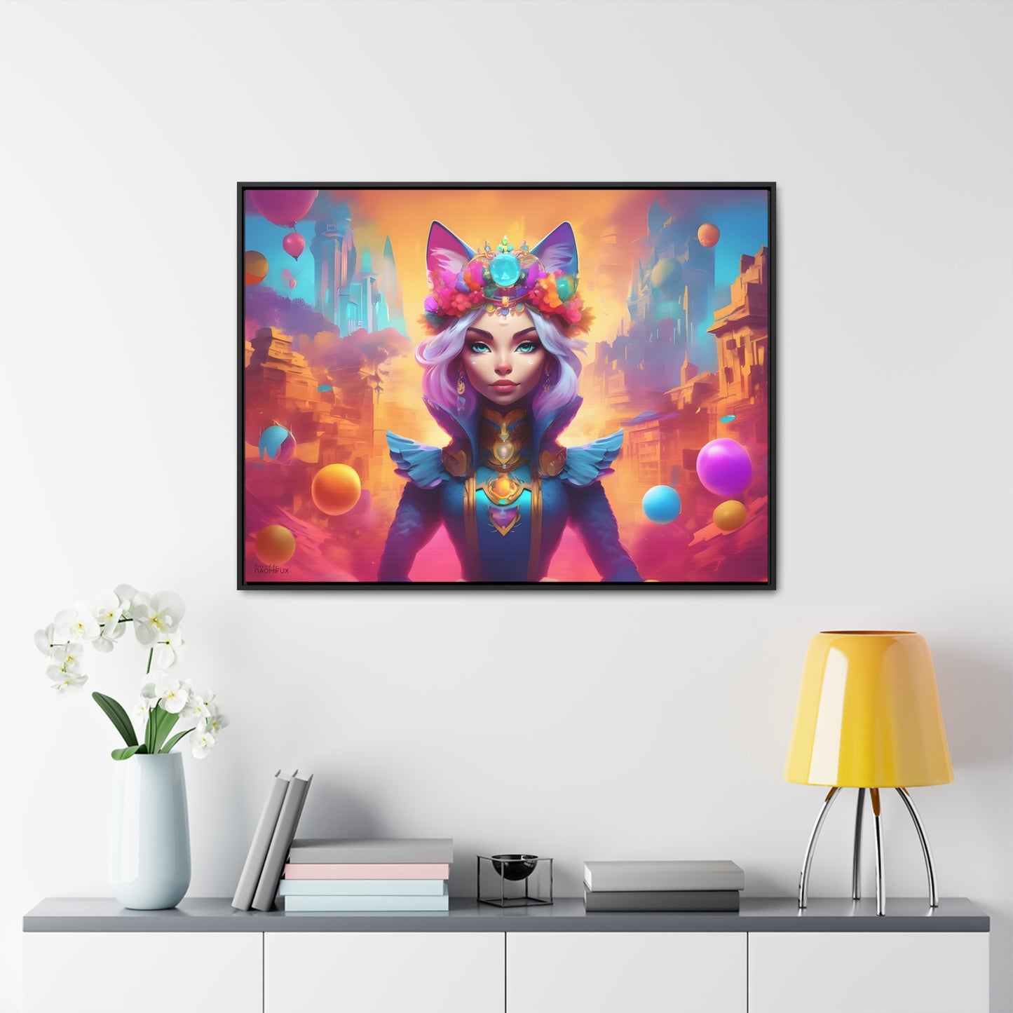 "Majestic Feline" Canvas Art