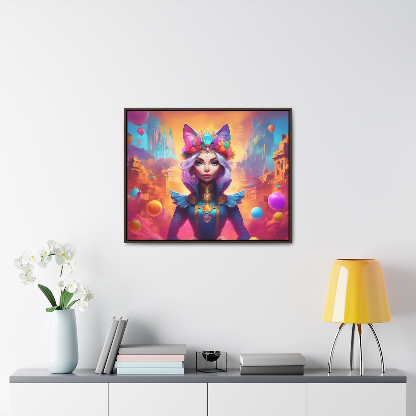 "Majestic Feline" Canvas Art