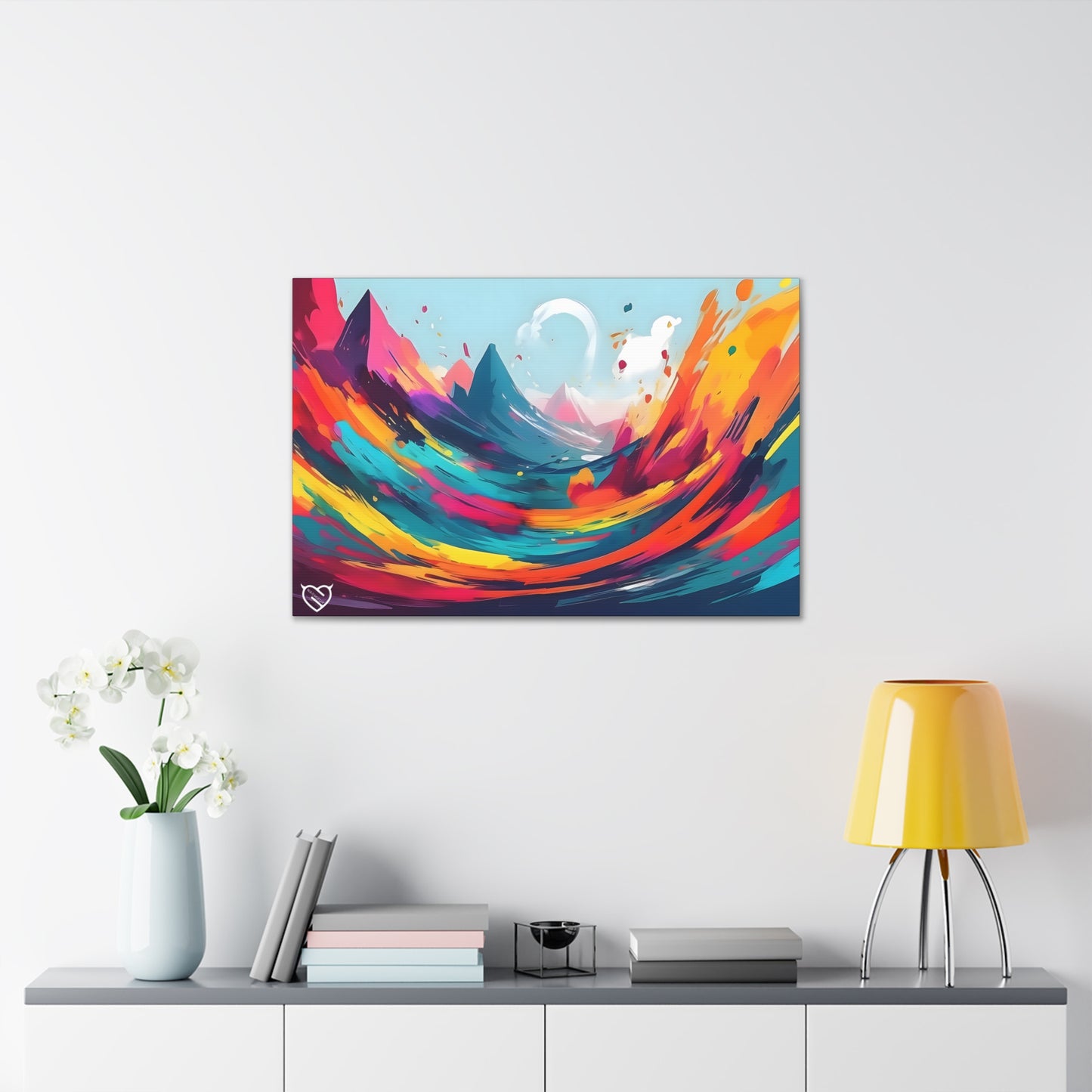 "Vibrant Dreamscape" Canvas Gallery, hang ready!