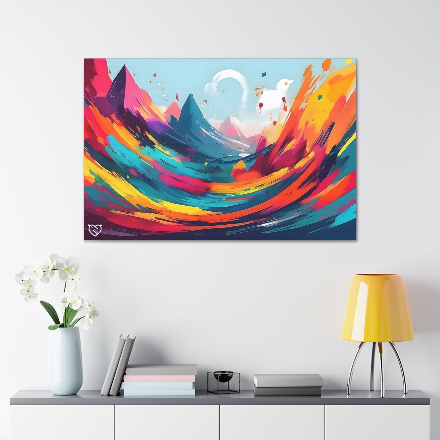 "Vibrant Dreamscape" Canvas Gallery, hang ready!