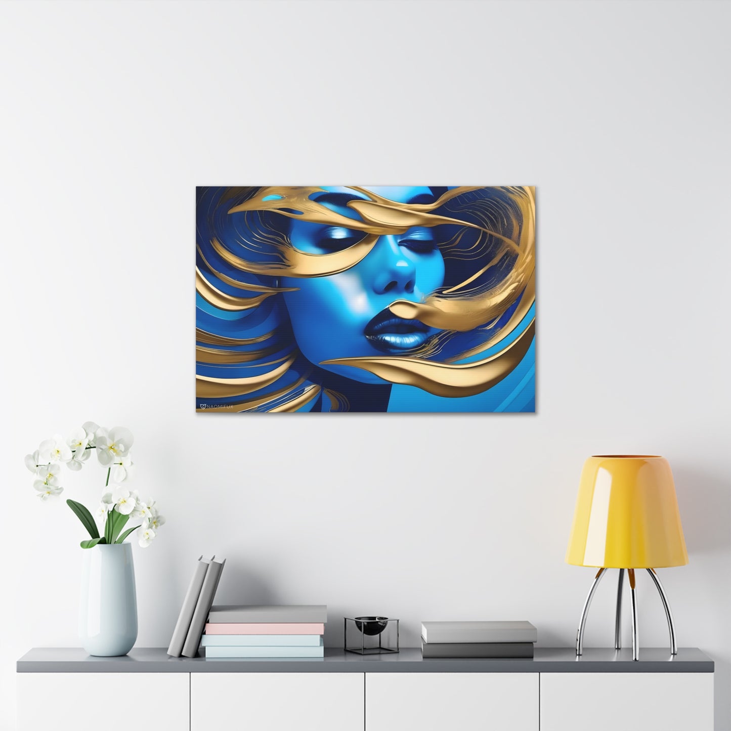 "Golden Goddess" Canvas Art!  Hang Ready!