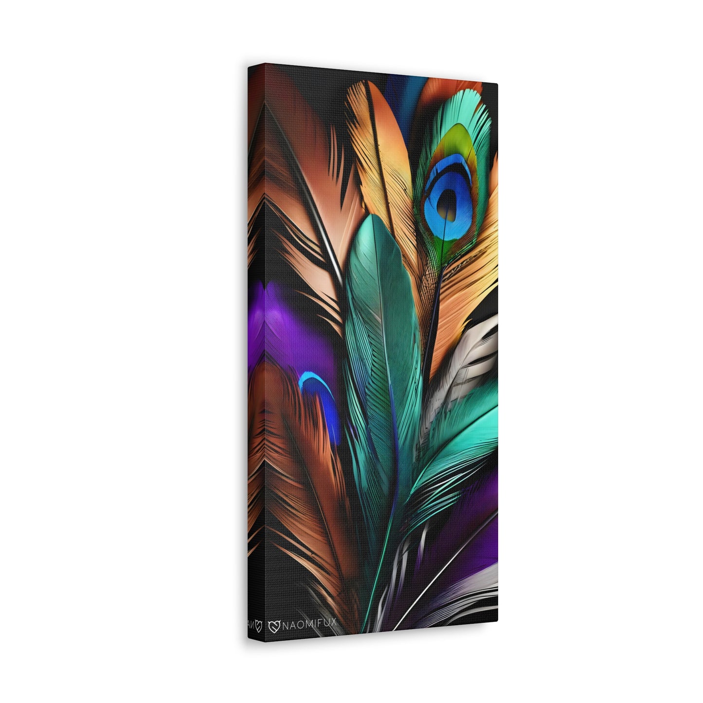 "Feathered Elegance" Canvas Gallery Art!